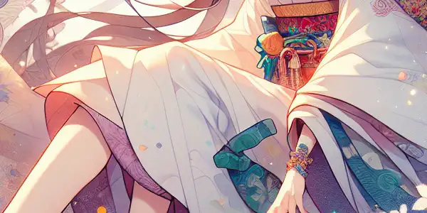 A captivating illustration of the character Kashima from "Kantai Collection," highlighting her elegant feet in a vibrant, surreal setting.